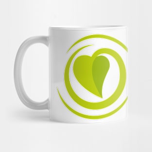 Green Heart Leaf Mug